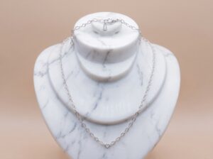 Colar Ponto de Luz Cristal Branco - (Código do produto L86Ex)