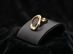Brinco Argola Vazada Lisa Dourado - (RR23)