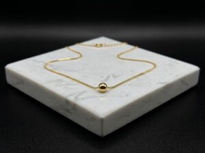 Choker Bola Lisa Dourado - (RR57)
