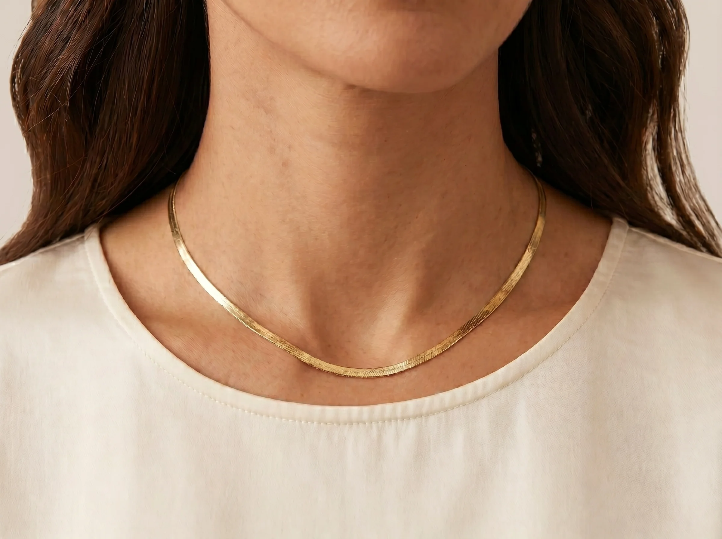 Choker Fita Dourado - (RR66) Fino Toque - Imagem 4